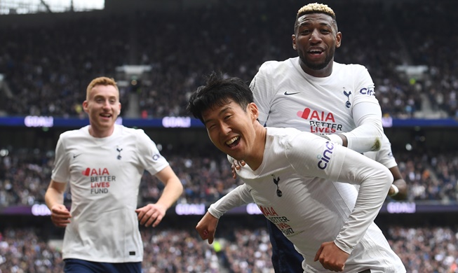 Striker Son sets milestone with 18th, 19th goals of EPL season