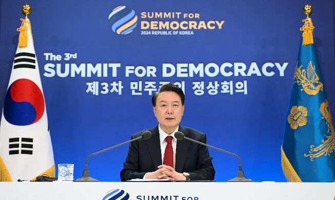 Remarks by President Yoon at the Plenary Session 2 of the 3rd Summit for Democracy