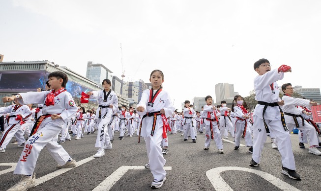 🎧 Taekwondo display by 12,263 in central Seoul sets Guinness mark
