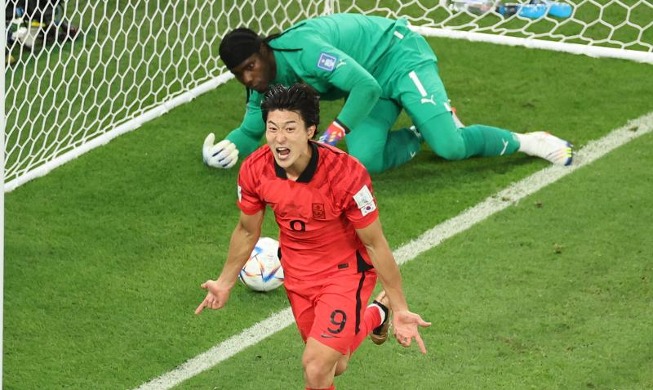 Cho Gue-sung becomes 1st Korean to score 2 goals in single WC game