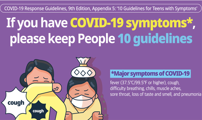 COVID-19 Response Guidelines, 9th Edition, Appendix 5: ...