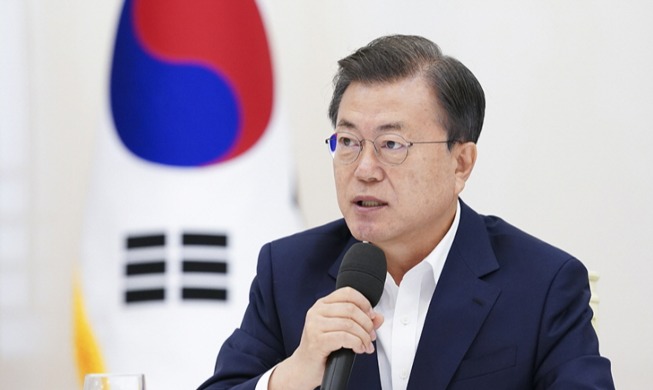 Remarks by President Moon Jae-in at Meeting with Ruling Democratic Party of Korea’s National Assembly Floor Leadership