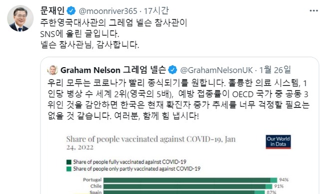 British diplomat in Seoul hails gov't response to COVID-19