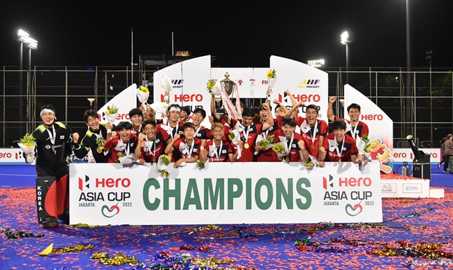 Men's field hockey team wins 1st Asia Cup in 9 years