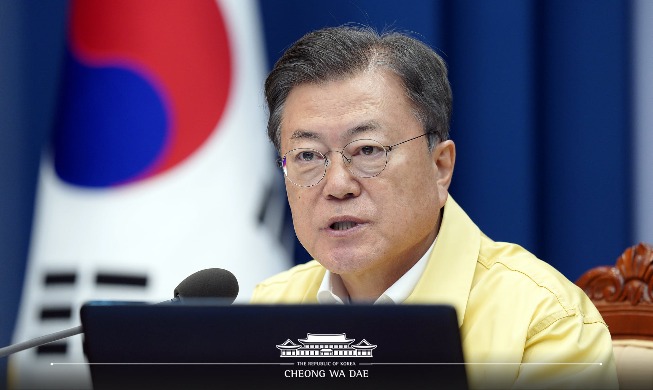 President Moon says 2nd stage of 'living with COVID-19' delayed