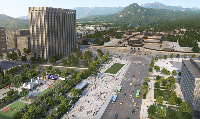 Gwanghwamun Square to reopen in July with doubled area