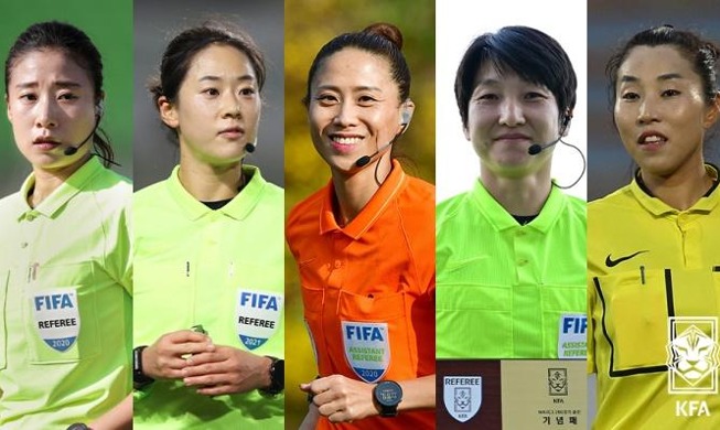 Record 5 Korean referees to work at FIFA Women's World Cup
