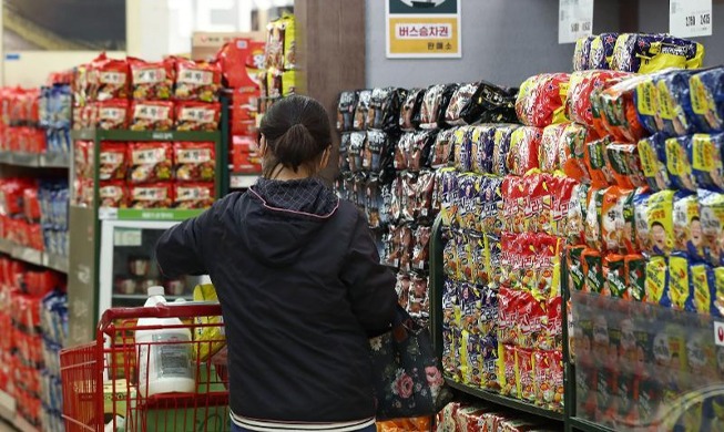 Instant noodle exports rise 20%, set record in 1st half