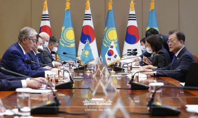 Remarks by President Moon Jae-in at Korea-Kazakhstan Summit