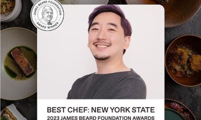 Ethnic Korean named NY's best chef by top US culinary awards