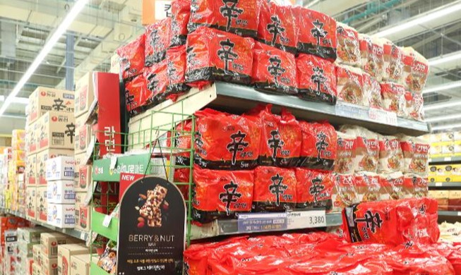 Instant noodles exports last month broke USD 70M for 1st time