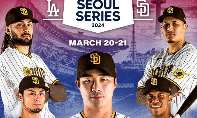 Dodgers, Padres to open MLB season next year in Seoul