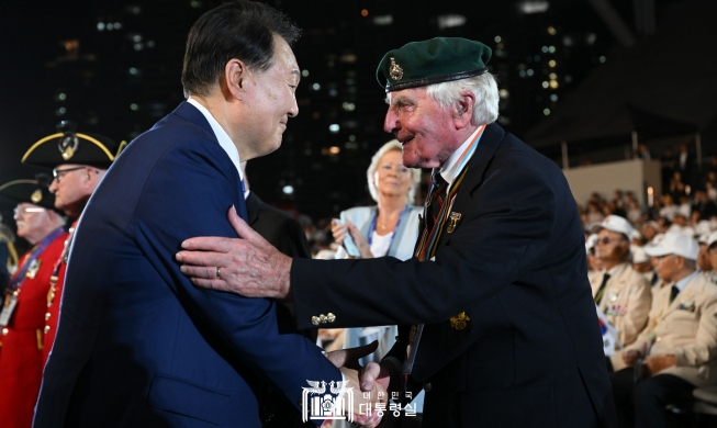 President Yoon says 'UN veterans are true heroes'