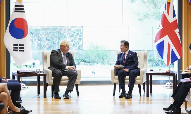 Remarks by President Moon Jae-in at Korea-U.K. Summit on Sidelines of U.N. General Assembly