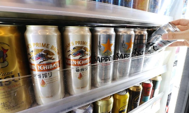 Imports of Japanese beer zoomed 866.7% last month