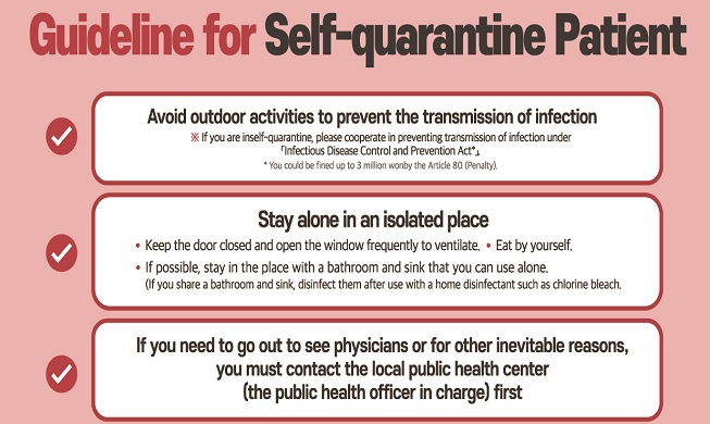 Guideline for Self-quarantine Patient