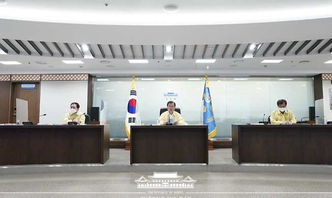 Remarks by President Moon Jae-in during COVID-19 Pandemic Meeting at Central Disaster and Safety Countermeasures Headquarters