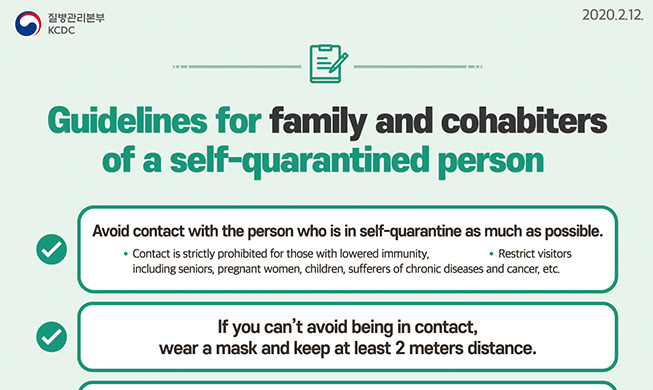 Guidelines for family and cohabiters of a self-quaranti...