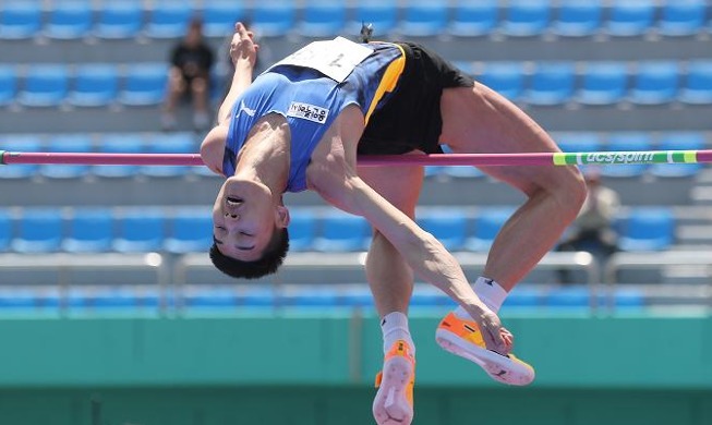 Champion high jumper clears 2.29 m to win int'l meet in Japan