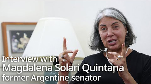 Interview with Magdalena Solari Quintana former Argentine senator