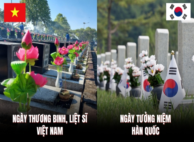 Ngày Tưởng niệm Hàn Quốc và Ngày Thương binh liệt sĩ Việt Nam: Khám phá những điểm tương đồng và khác biệt