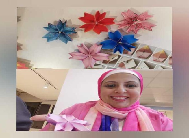 سهرة رمضانية يزينها الأوريغامي الكوري مع ’جينا كيم‘ بأكاديمية ’ذا بلوسوم‘ بمصر الجديدة (المراسلة الفخرية)
