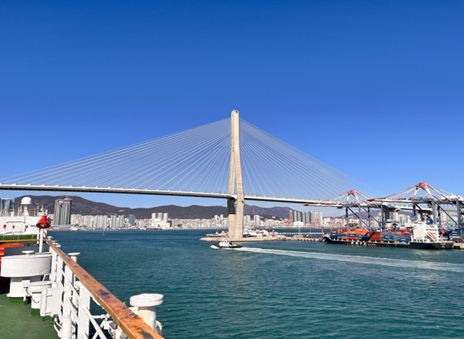 楽しい船旅で韓国へ！