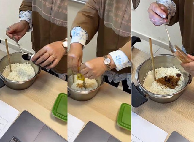 فعالية صنع الياكباب في معهد سيجونغ (المراسلة الفخرية)