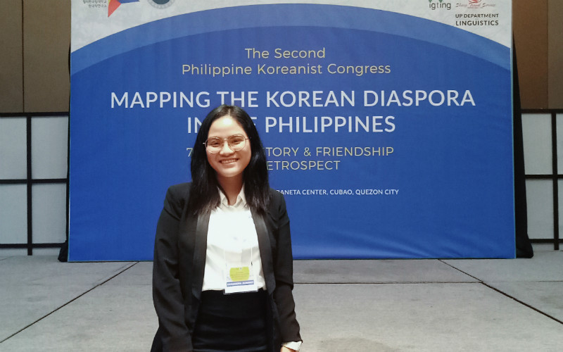 Korea.net Honorary Reporter Diana Kassandra A. Almarez