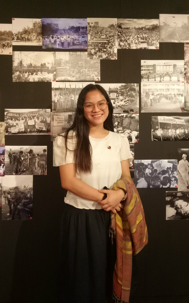 Honorary Reporter Diana Kassandra Almarez poses at the CCP