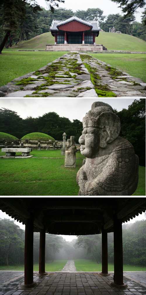 King Myeongjong and Queen Insun are buried in Gangneung, Seoul.