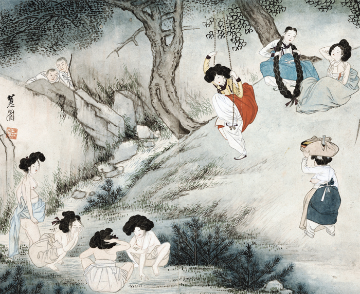 “Danodo,” or “Scenes on Dano Day,” by Sin Yun-bok