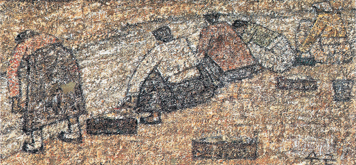 “Washing Place” by Park Su-geun (1954)