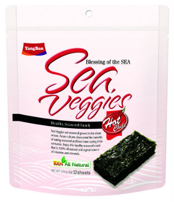 Sea Veggies is a brand of laver sold in the U.S. (photo courtesy of Dongwon F&B)