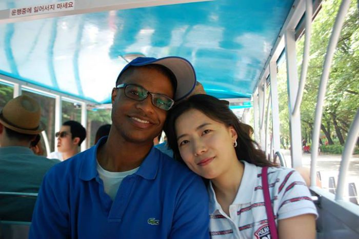 The romantic love story between Dom and Hyo is the main source of the stories told on their blog. (photo: Dominic Dinkins)