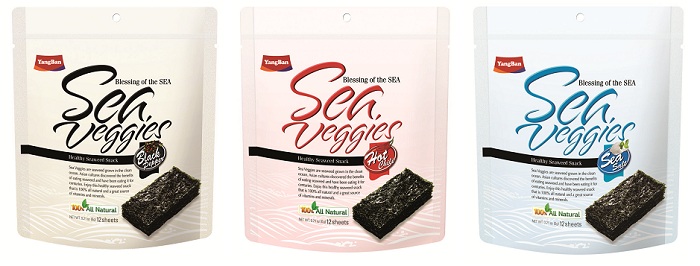 (Top) Kimmy is distributed in markets in Southeast Asia. (Bottom) Sea Veggies is available in the U.S. and Canada. (photo courtesy of Dongwon F&B)