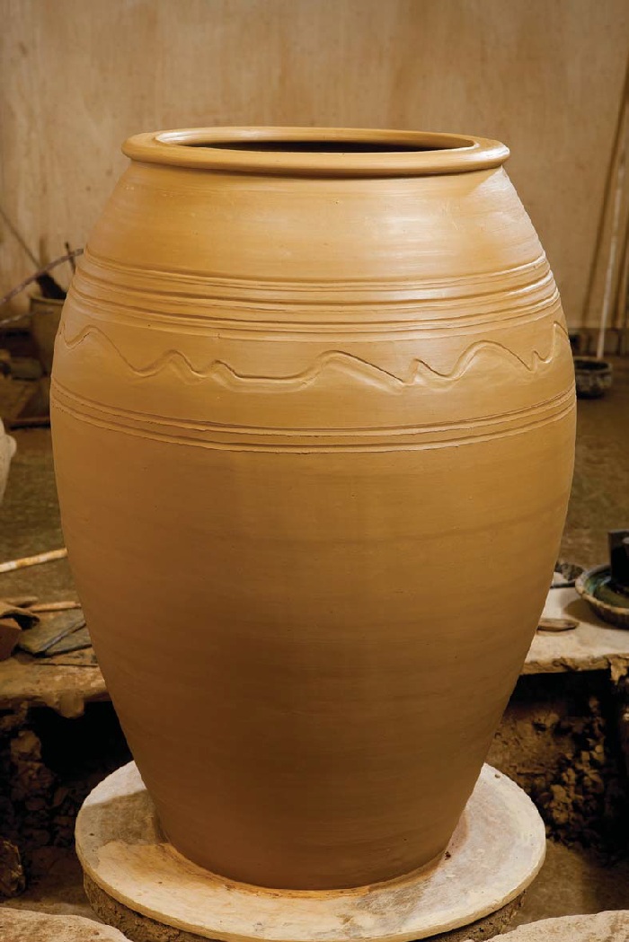 40. The raw urn is finally finished. 