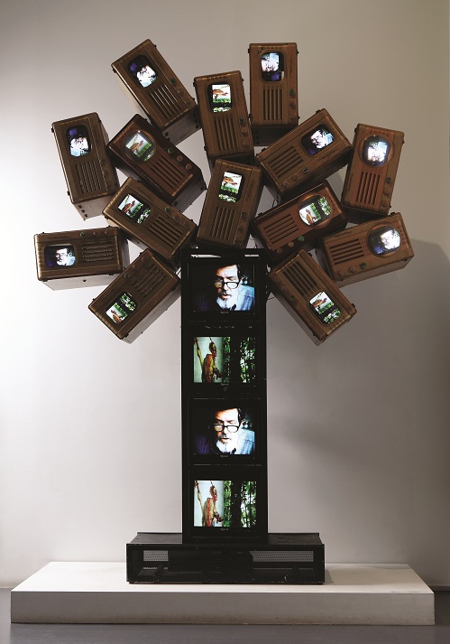 "Photosynthesis II" (1993) is by Paik Nam June. 