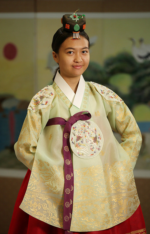 Kusuma Ghaisani Shabrina from Indonesia showed off her wonderful Korean speaking ability during the "Your Own Pit a Pat Korean" event run by KBS World.