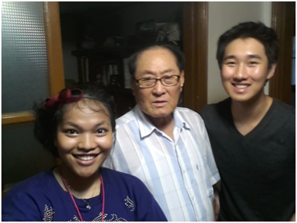 Joon Ho and his grand father