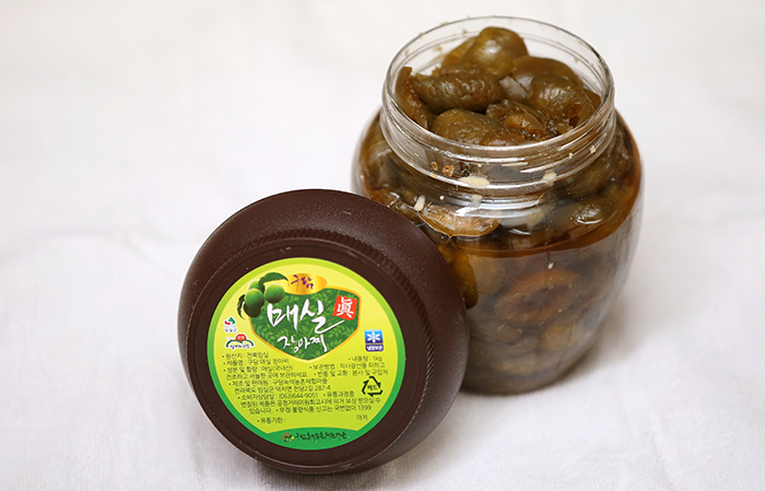 Hot green plum tea and pickled green plums are made with fruit grown in Gudam Village.