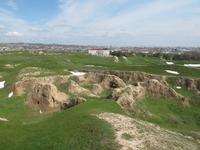 Pictured are the ruins of the Afrasiab Palace in Samarkand. In ancient times, the city flourished at the center of the Silk Road, a trade route that connected the Korean Peninsula to the rest of Eurasia.