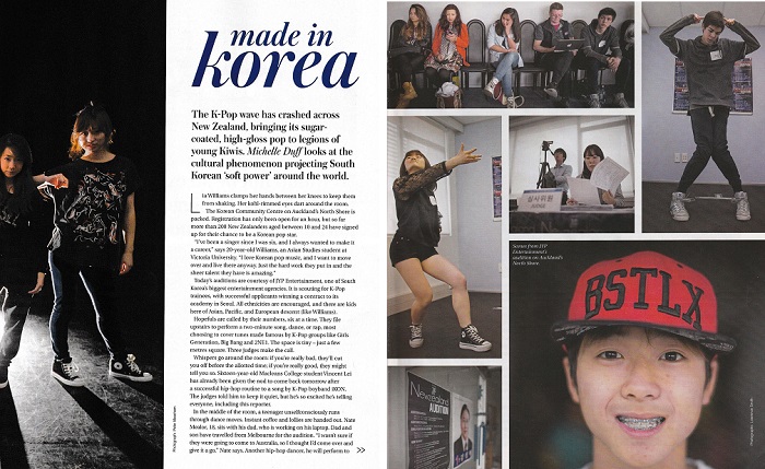 The May 24 edition of the Sunday Star-Times gives a vivid picture of hopeful pop stars in training who attended a recent audition.