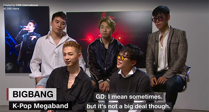 BIGBANG tampil di Talk Asia CNN 
