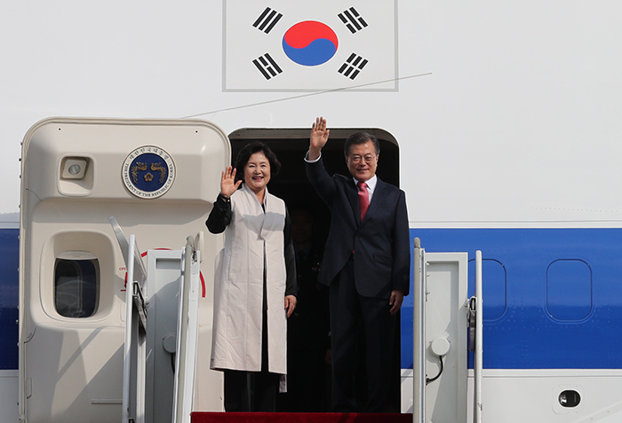 President Moon Jae-in visits New York to attend the U..N. General Assembly from Sep. 18 to 22. (Cheong Wa Dae)