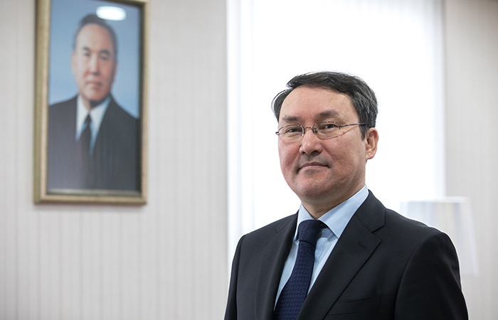 Ambassador of Kazakhstan to the Republic of Korea Dulat Bakishev. Kim Sunjoo