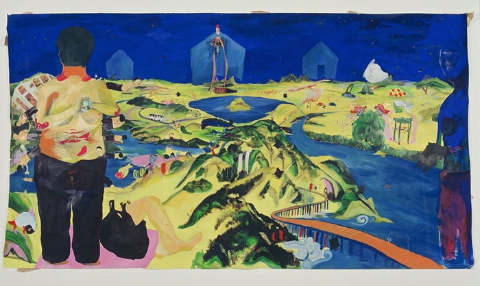 “Just a Tour Bus of Rapunzelia” by the painter Park Se-jin