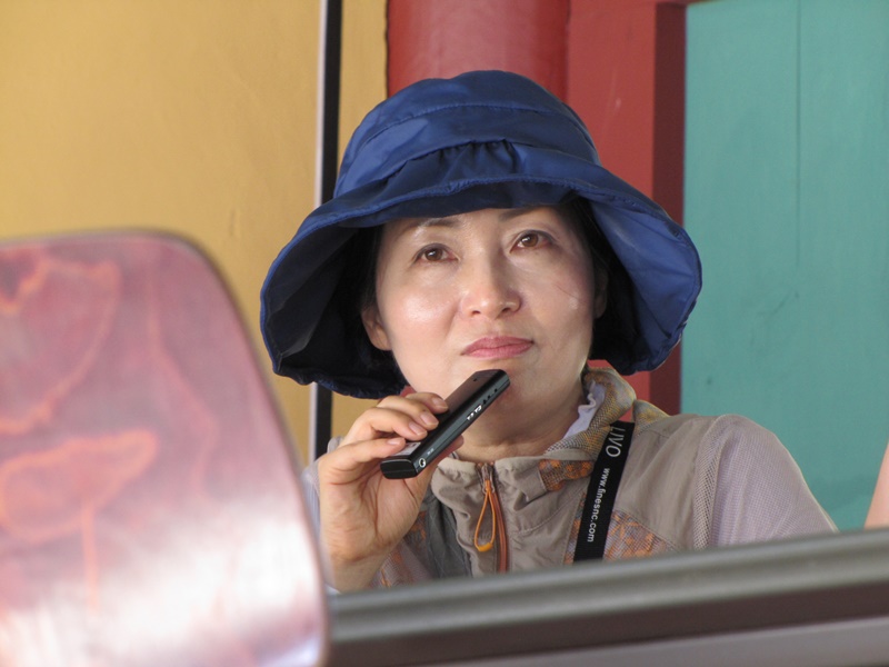 Our tour guide Kim Seung-hui did an amazing job explaining the functions of the academy's halls. I also honored to know that she was a direct descendant of a scholar and teacher who attended this seowon.