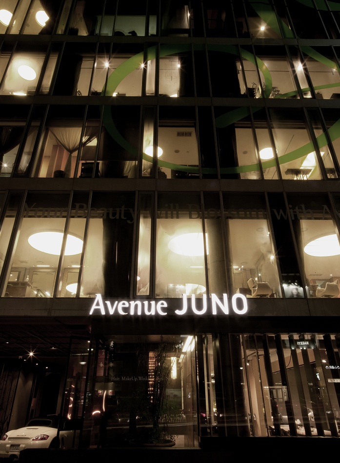 An exterior view of Avenue Juno in Cheongdam-dong (photo courtesy of Juno Hair)