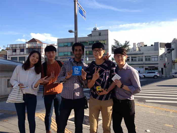 I can spread peace around the world while working on the Peace Flag Campaign.